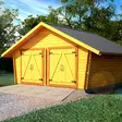 Hirsilato U25 Umpiseinä Pihavarasto 25m2 - Hirsiladot ja Pihaladot - 41005024 - 8
