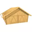 Hirsilato U25 Umpiseinä Pihavarasto 25m2 - Hirsiladot ja Pihaladot - 41005024 - 9