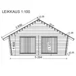 Hirsilato U25 Umpiseinä Pihavarasto 25m2 - Hirsiladot ja Pihaladot - 41005024 - 7
