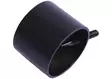 Ändplugg Ø 36 mm pulverlackerad svart - Räckeslinor och tillbehör - 6408586890864 - 2