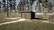 Trädgårdsförråd P8 Stockstad 8m2 - Timmerlador - 4100534 - 4