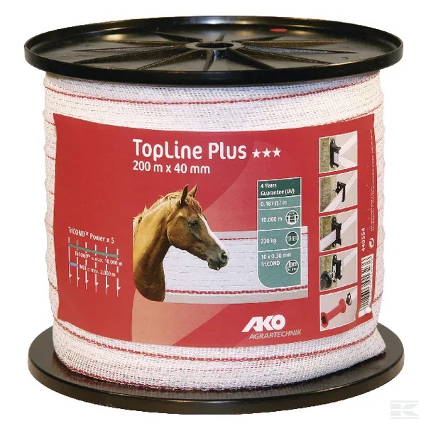Aitanauha AKO Top Line Plus 40mm 200m - Aitalangat ja Aitanauhat - 449554 - 1