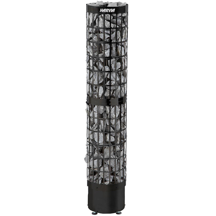 Harvia Cilindro PC66E Black Steel 6,6kW - Sähkökiukaat - 6417659026444 - 1