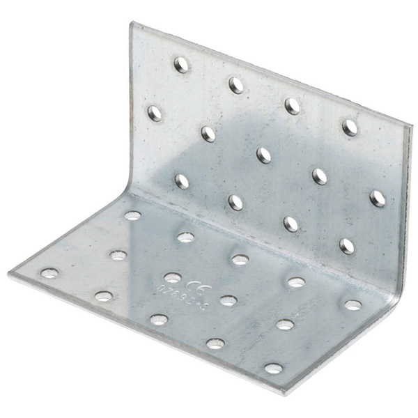 Kulmalevy 40x40x2,5x40mm Reikäkulmalevy - Naulauskulmat - 4034176102394 - 1