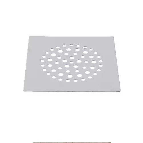 Rund avloppslock RST fyrkantig 190x190mm - Golvbrunns lock - 6430042838134 - 1