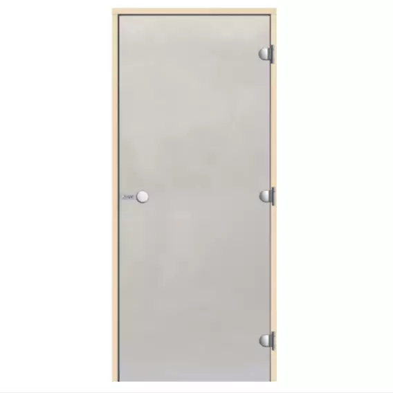 Harvia Saunadörr Satin Glas Furu - Bastudörrar - 6417659010054 - 1