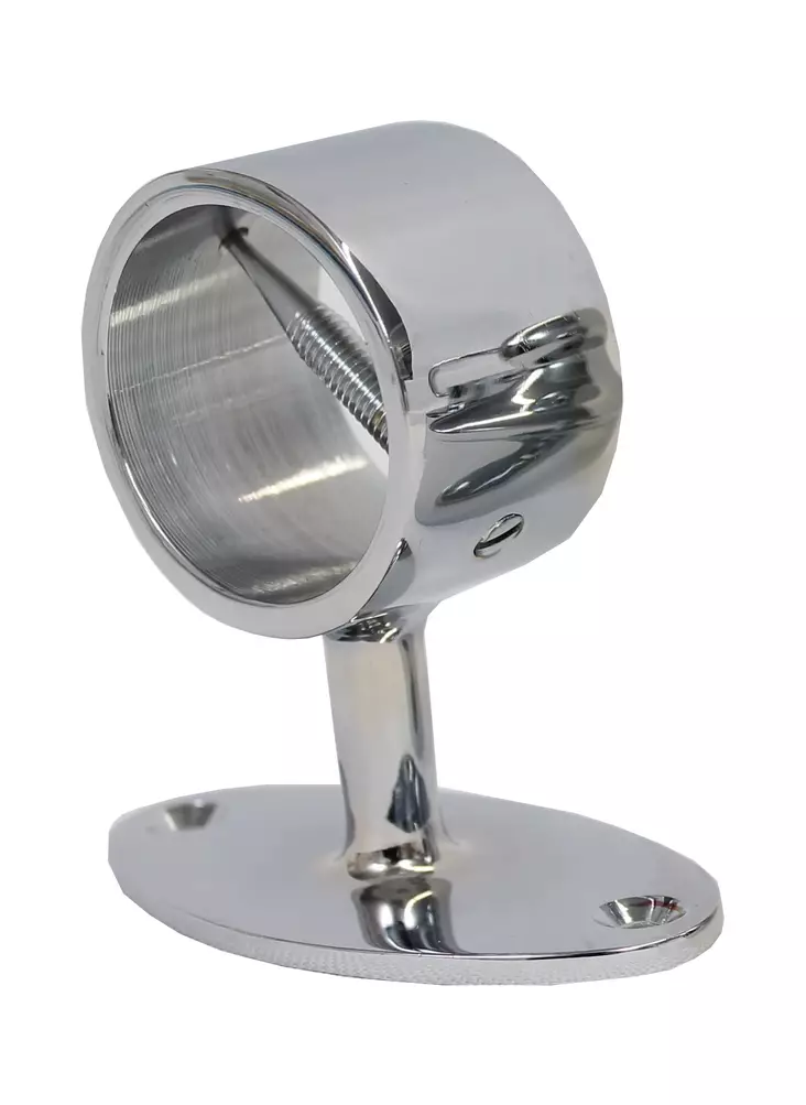 Hållare Ø 36 mm förkromad - Räckeslinor och tillbehör - 6408586890574 - 1