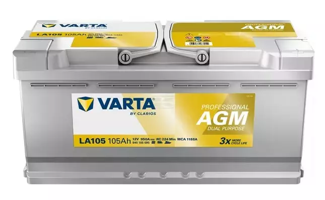 Batteri Varta 12V 105Ah 950A - Bilbatterier och Fordonsbatterier - 4016987167014 - 1
