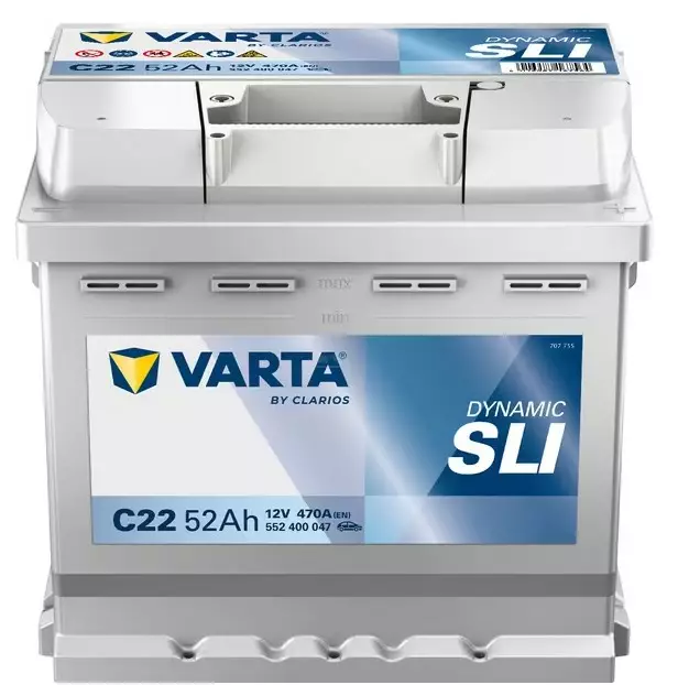 Batteri Varta 12V 52Ah 470A - Bilbatterier och Fordonsbatterier - 4016987167564 - 1