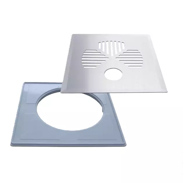 Golvrännakåpa Excentrisk Installationsram - Golvbrunns lock - 6430042836604 - 1