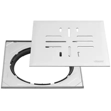 Fyrkantssil 197x197mm RST Vieser Classic - Golvbrunns lock - 6418685512925 - 1