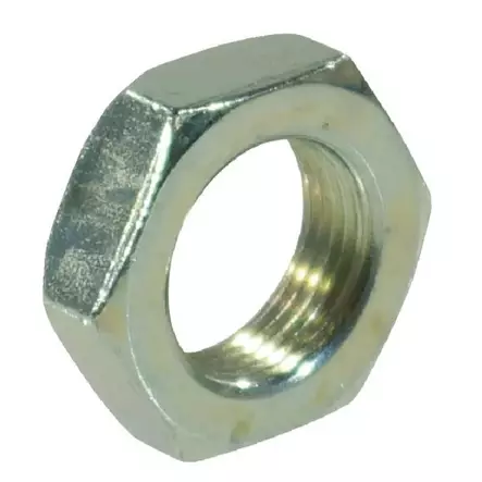 Sexkantsmutter låg DIN439 M12x1,25 FZB kval.4 Kramp - Brickor, muttrar och gängstänger - 439B12125 - 1