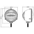 LED-Ajovalo Pyöreä 10-30V Pultattava - Työvalot ja Polttimot - LA80045 - 3