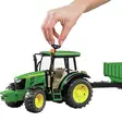 Leksakstraktor John Deere 5115M Med Släpkärra - Leksakstraktorer och Tillbehör - 4001702021085 - 3