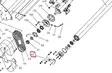 Tukirullan Kannake Oikea sis. pultit - LP-Hammer Varaosat - 6386215 - 2