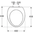 WC-Kansi Ido Kimset 91110-20 Valkoinen - Wc-istuimet ja -kannet - 425395 - 5