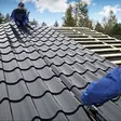 Plåt takpaket Garage Tegelmönster - Takpaket för Timmerlador - 410050785 - 1