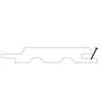 Inredningspanel STV 15x95x2980 5st/fp - Träpaneler - 6418227060945 - 3