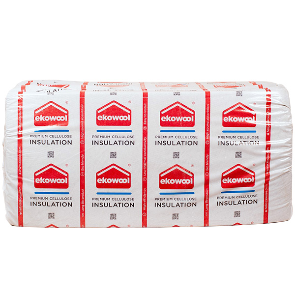 Ekowool Isoleringsskiva W150, 150x565x1200mm - Cellulosavaddisolering - 22510025 - 1