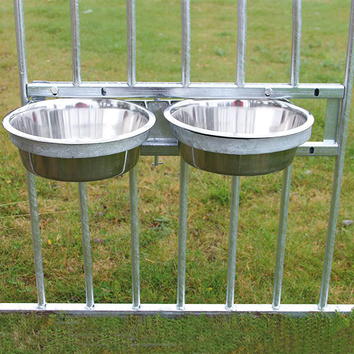 Svängbar Skålställning För Jämpti Hage - Hundkojor och Hundgårdar - 6438411009055 - 1