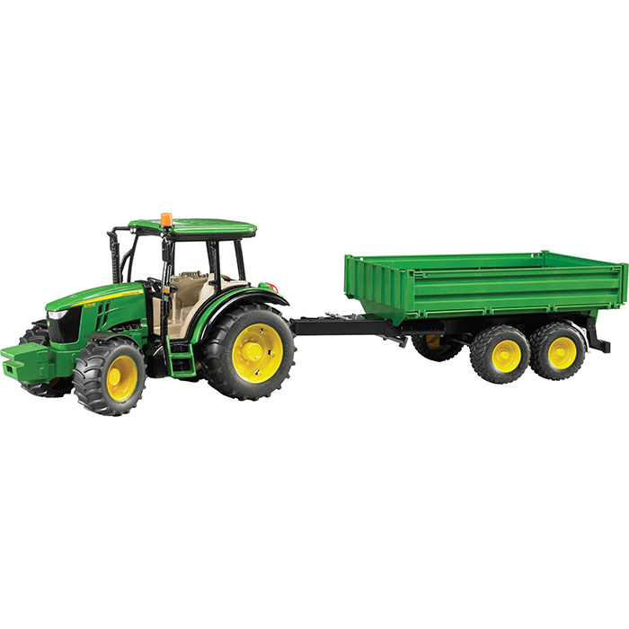 Leksakstraktor John Deere 5115M Med Släpkärra - Leksakstraktorer och Tillbehör - 4001702021085 - 1