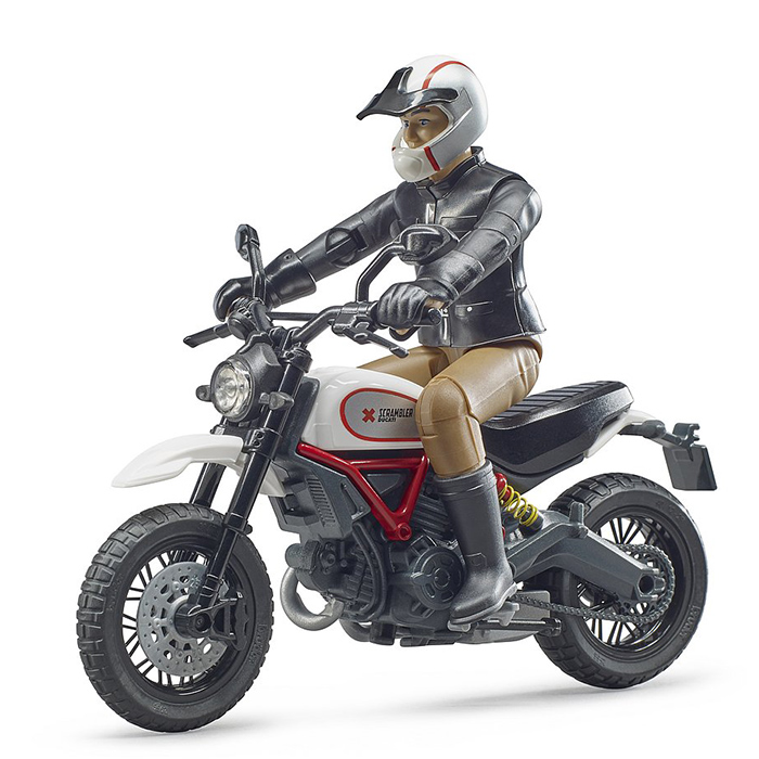 Motorcykel Och Förare Leksak - Leksaksfigurer och Tillbehör till Bondgården - 4001702630515 - 1
