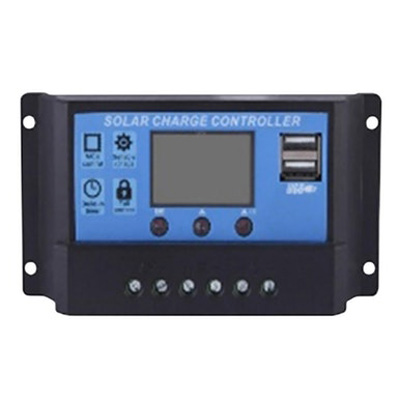 PV Laddningsregulator LCD Pwm 12V/24V/30A - Solpaneler och Kablar - 6438056189655 - 1