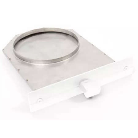 Savupelti Harkkopiippuun 150mm Valkoinen - Savupellit Saunaan - 6430069490155 - 1