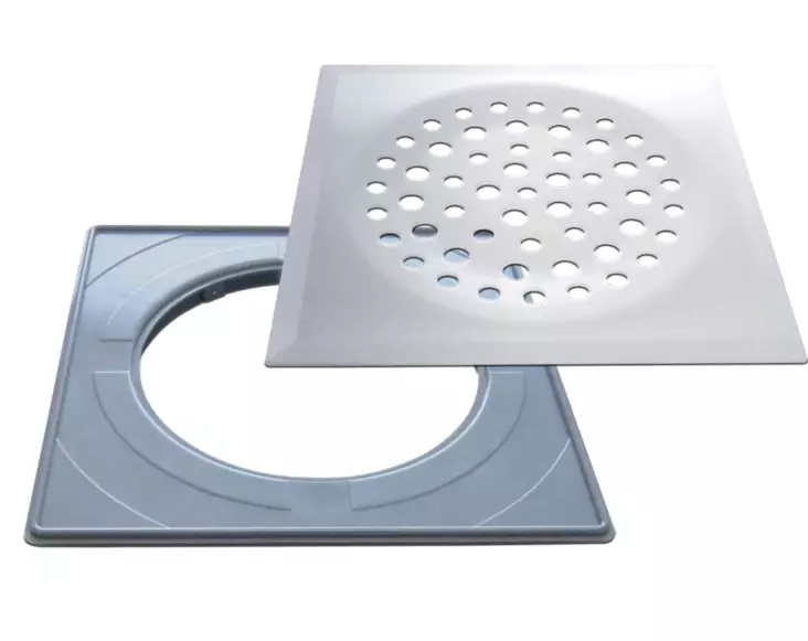 Golvvattentäckning Standardinstallationsram - Golvbrunns lock - 6430042836765 - 1