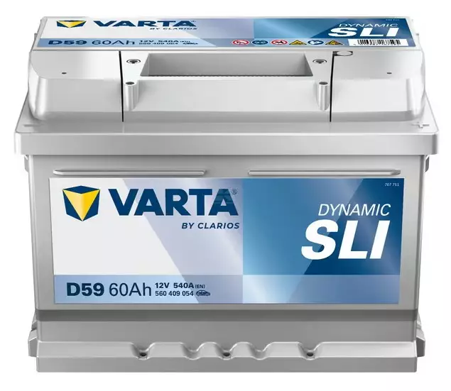 Batteri Varta 12V 60Ah 540A - Bilbatterier och Fordonsbatterier - 4016987167595 - 1