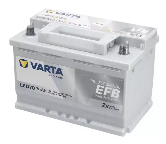 Batteri Varta 12V 70Ah 760A - Bilbatterier och Fordonsbatterier - 4016987167045 - 1
