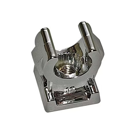 Rörklämma Öppet Krom 1-RÖR 10mm/4st - Stöd - 6413820228105 - 1