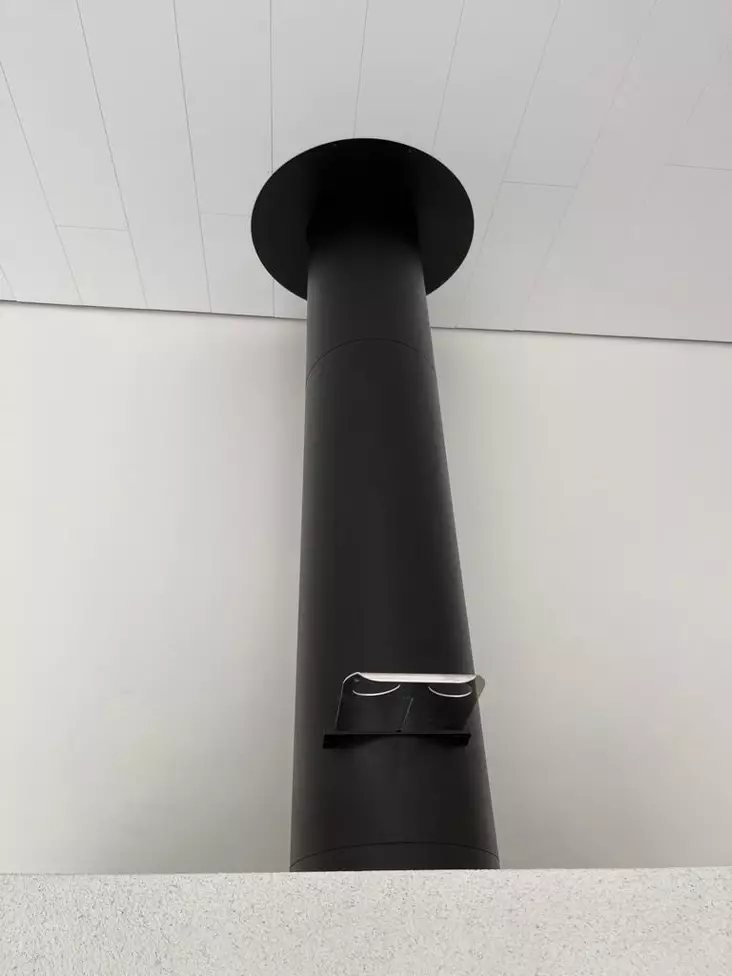 Stålrör Watti 150mm Färgförstärkning - Isolerade rökkanaler - 1821598295 - 1