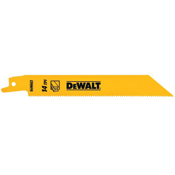 Dewalt Tigersågblad Metall 152mm DT2361QZ Bimetal, HCS, HSS 5st/pkt