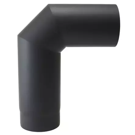 Jeremias Takkapiippu Mutka 90ast Pitkä - Savuputket ja Tarvikkeet - 5900856982886 - 1