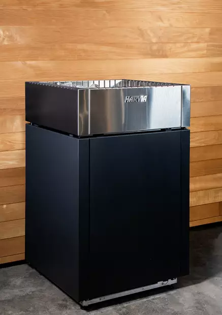 Harvia Qube Combi Bastuaggregat 10kW, Svart - Elaggregat - 6417659043496 - 2