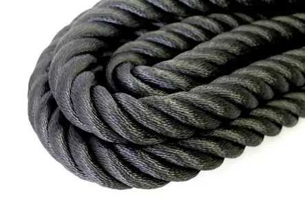 Keinohamppukieppi musta 32mm x 110m - Kaideköydet ja Tarvikkeet - 6408586891076 - 1