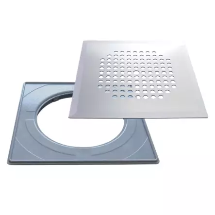 Golvränna Lock Design 197x197mm - Golvbrunns lock - 6430042836536 - 1