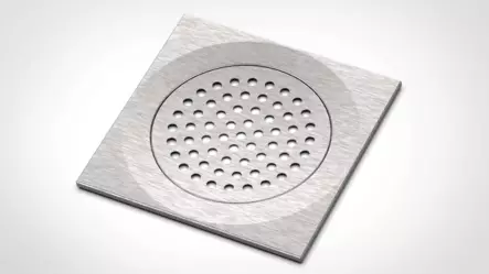 Golvbrunnslock, RST-Ram, 197x197mm - Golvbrunns lock - 6430042836376 - 1