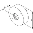 Damixa Mässing Täckfläns 2st 70x25mm - Krantillbehör - 5708516824626 - 2
