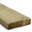 Trallvirke 28x120 Grön Impregnerad - Tryckimpregnerad och väderbeständigt trä - 90766 - 1