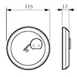 Valaisinpistorasia ABB Tavallinen AKK2P - Kopplingsdosor och lock - 300015276 - 2