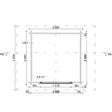 Hirsilato R6 Rakomalli Pihavarasto 6,3m2 - Hirsiladot ja Pihaladot - 41005026 - 4