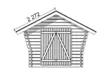 Timmerlada Rako S Gårdsförråd 6,3 m2 - Timmerlador - 41005026 - 5