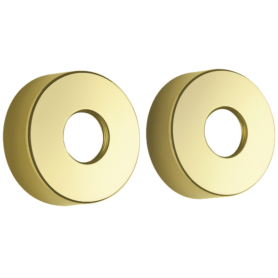 Damixa Mässing Täckfläns 2st 70x25mm - Krantillbehör - 5708516824626 - 1