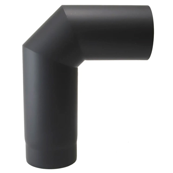 Jeremias Takkapiippu Mutka 90ast Pitkä - Savuputket ja Tarvikkeet - 5900856982886 - 1