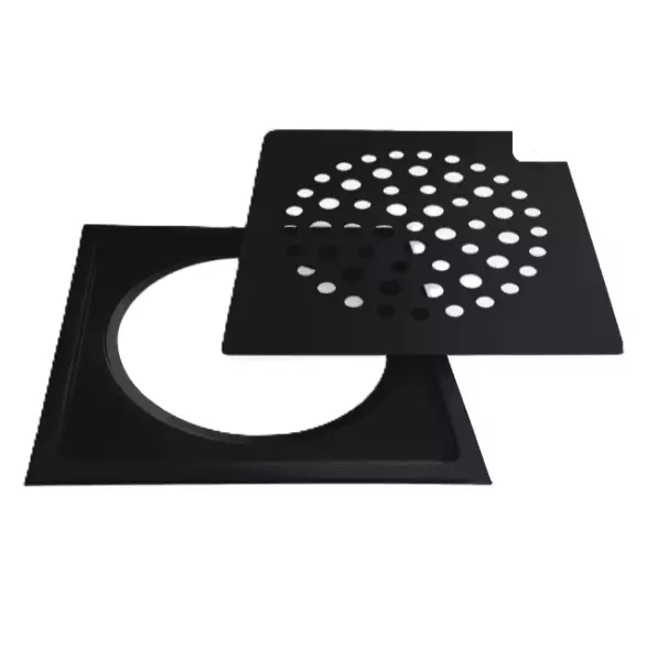 Golvränna lock, RST-Ram, 197x197mm - Golvbrunns lock - 6430042836246 - 1