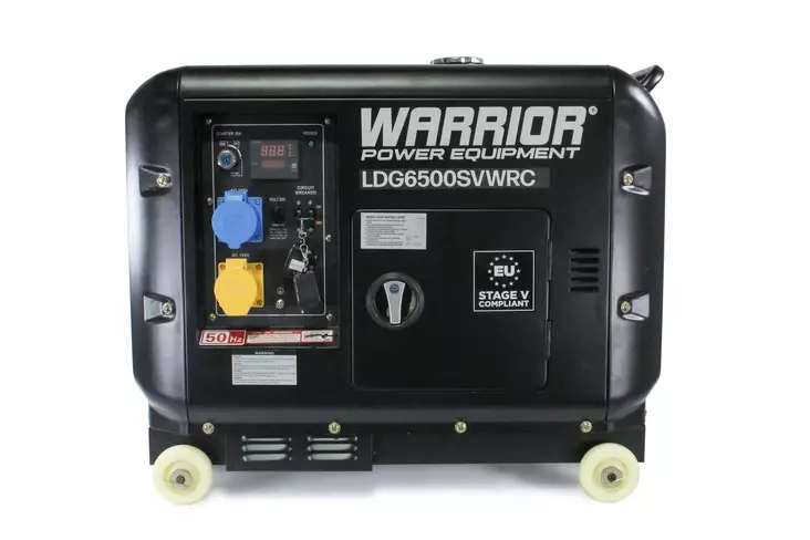 Dieselaggregaatti Warrior 6,25 kVa 1-V - Aggregaatit - 5060423985976 - 1