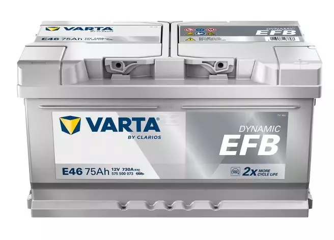 Batteri Varta 12V 75Ah 730A - Bilbatterier och Fordonsbatterier - 4016987167366 - 1