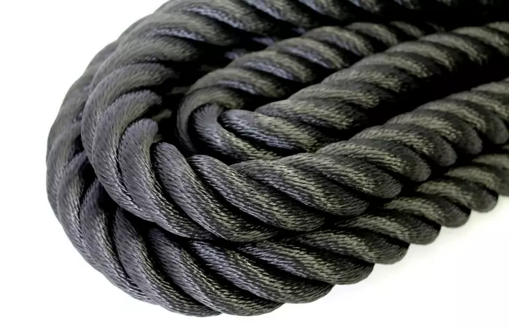 Keinohamppukieppi musta 32mm x 110m - Kaideköydet ja Tarvikkeet - 6408586891076 - 1